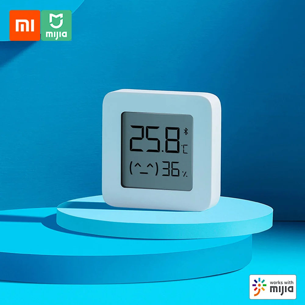 Xiaomi BT E-Link чернильный экран цифровой измеритель влажности ЖК-экран Высокоточный термометр датчик температуры и влажности MIJIA APP