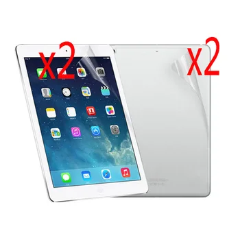 

2sets Front and Back Soft Screen Protector Film Full Body Films For Apple iPad Pro 12.9 2015 2017 11 2018 Air 3 10.5 10.2 2019