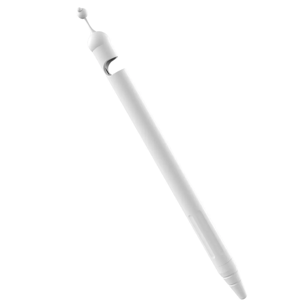Silicone Magnetic Sleeve Skin Pocket Cover For Apple Pencil 1st Generation