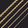 1.5/2.4/3/4/5mm Mens and Women Cuban Chain Fashion Gold Tone Stainless Steel Oval Necklace Top quality Fashion Jewelry ► Photo 1/3