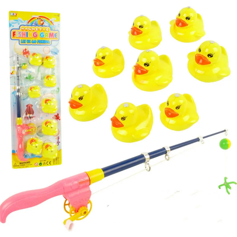 Children's Magnetic Duck Fishing Toy Suit Educational Toys for Children Outdoor Play Set