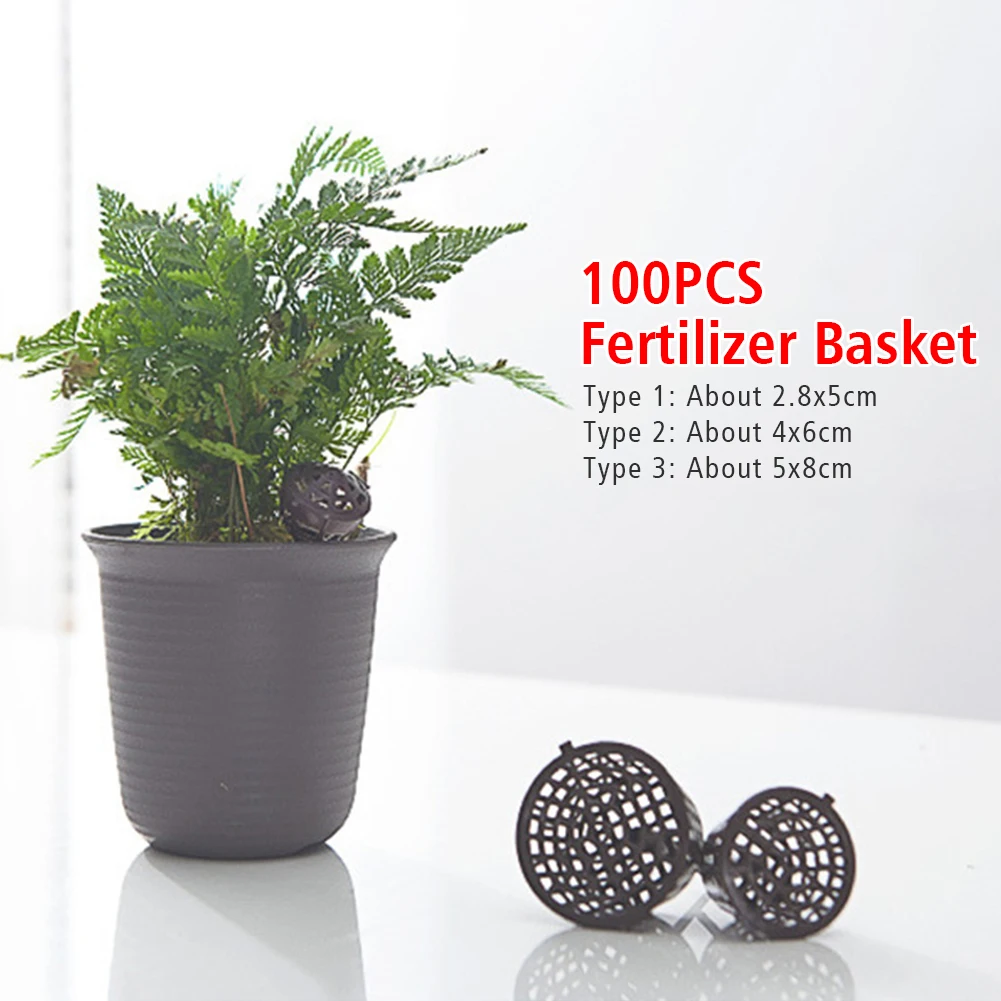100pcs Farm Bug Succulents With Lid Bonsai Tool Flower Cover Case Fertilizer Basket Portable Plants Nursery Pots Growth