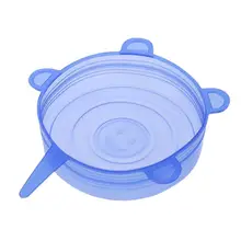 12 шт./компл. термостойкая Мягкая силиконовая крышка пищевая обертка кастрюля, миска, сковорода Крышка для хранения свежих крышек жаростойкий чаша для обертывания