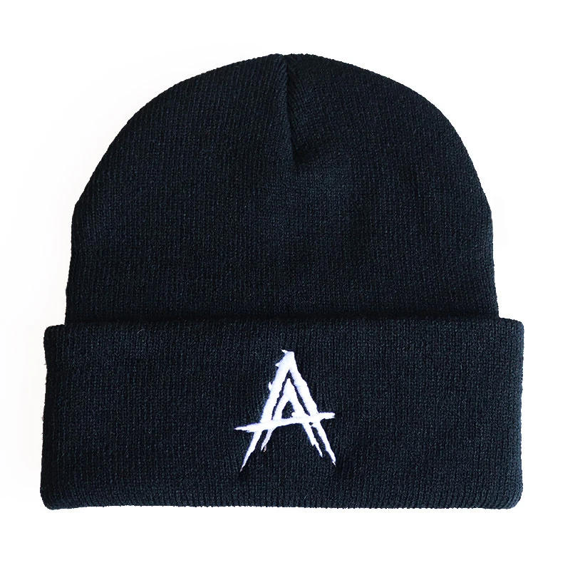 Теплая вязаная шапка, зимняя однотонная вязаная шапка Skullies, женские и мужские спортивные модные повседневные Шапки