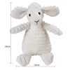 Corduroy Dog Toys for Small Large Dogs Animal Plush Dog Squeaky Toy Puppy Chew Toys Bite Resistant Pet Toy For Dogs Squeaker 3