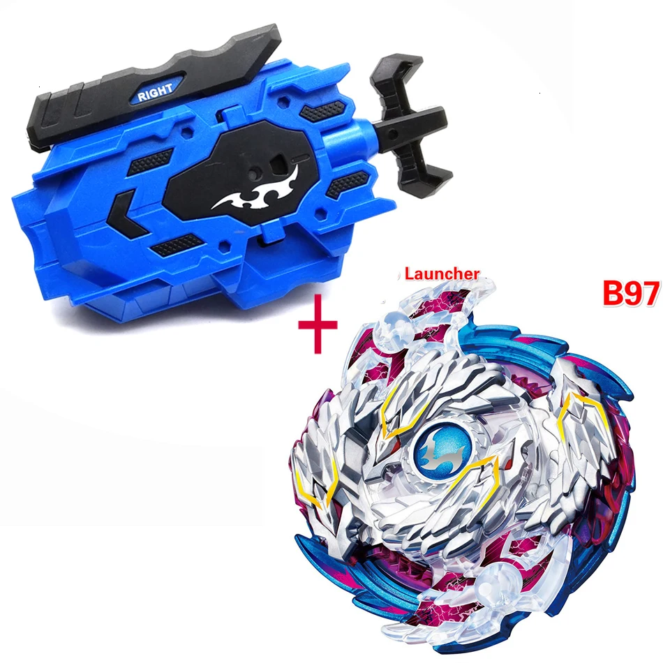 Beyblade burst b148 CHO-Z Валькирии. Z. Ev с правым левым в двух смыслах металлический пусковой провод усилитель Топ стартер гироскоп - Цвет: B97