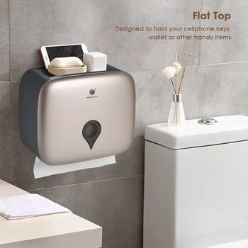 

Tissue Dispenser No Drilling Wall Mounted C-fold Hand Towel Dispenser Hanging Toilet Paper Tissue Dispenser Holder
