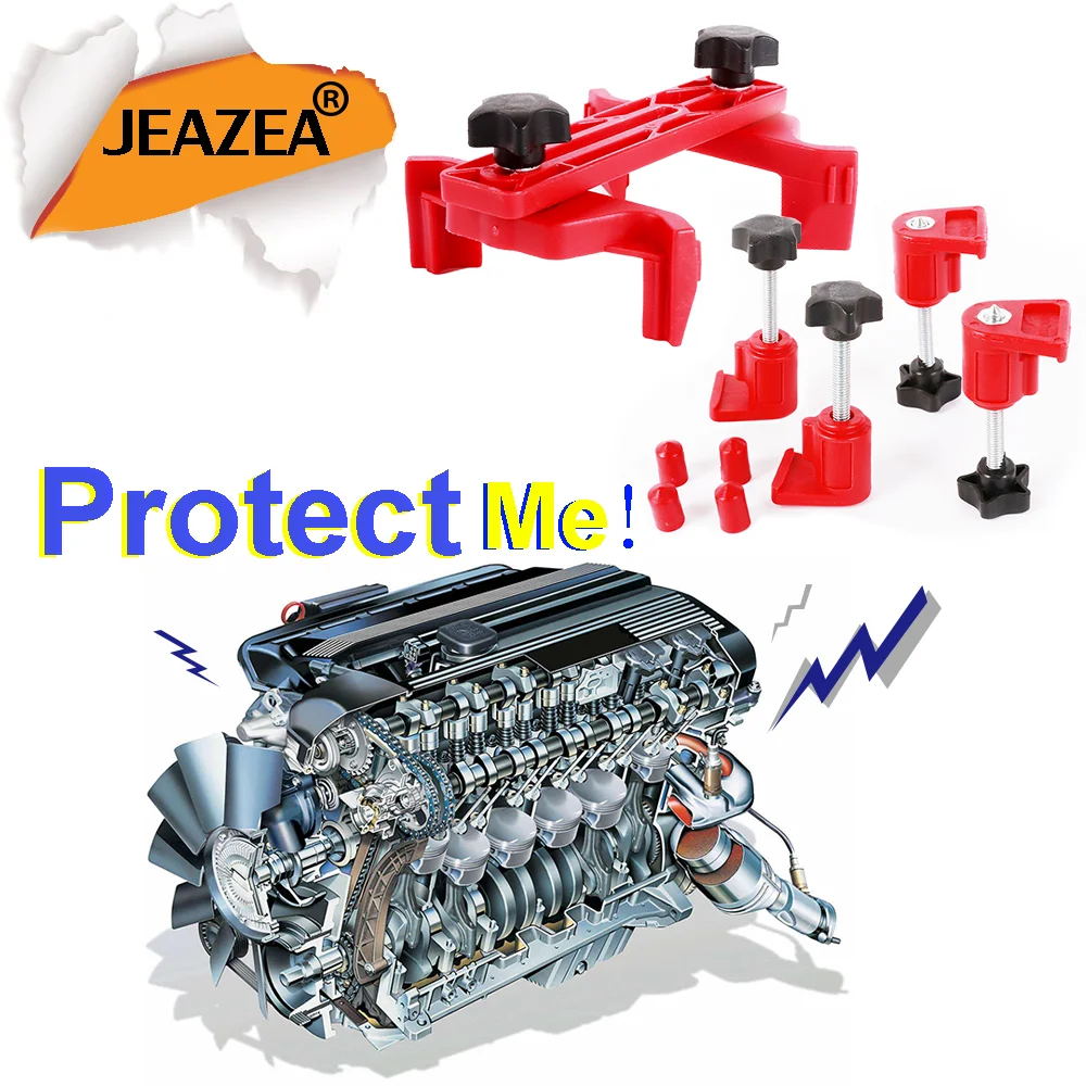 Jeazea 1set Universal Cam Camshaft Lock Holder Car Engine Timing Sprocket Gear Locking Tool For