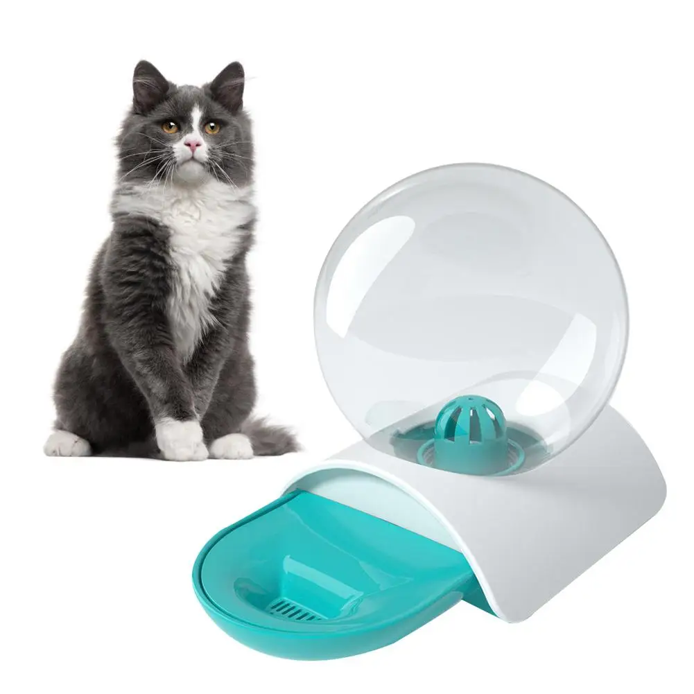 Green AUGKUN Bubble Pet Автоматический Питатель питьевой воды для кошек миска для собак съемный фонтан дозатор воды для собак 2.8L Емкость - Цвет: Green