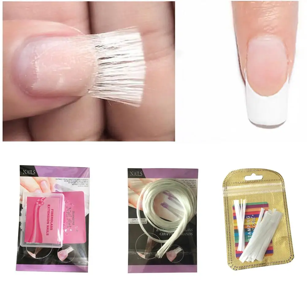 Fiberglasse наращивание ногтей Fibernails акриловая паста для маникюра Инструменты