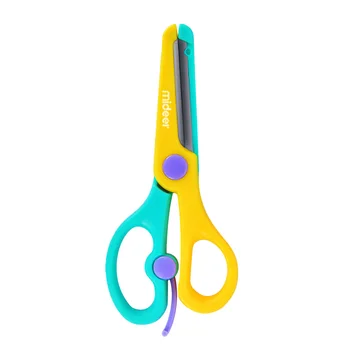 

1pc Child Safety Scissors Student Paper Cutting Small Scissors for Kids Children DIY Handmade Use (Random Color）
