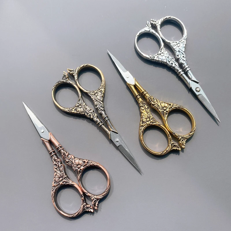 2Pcs European Stainless Steel Tailor's Scissors Sewing And Vintage Crafts  Home DIY High Quality Modern Cut Small Scissors - AliExpress