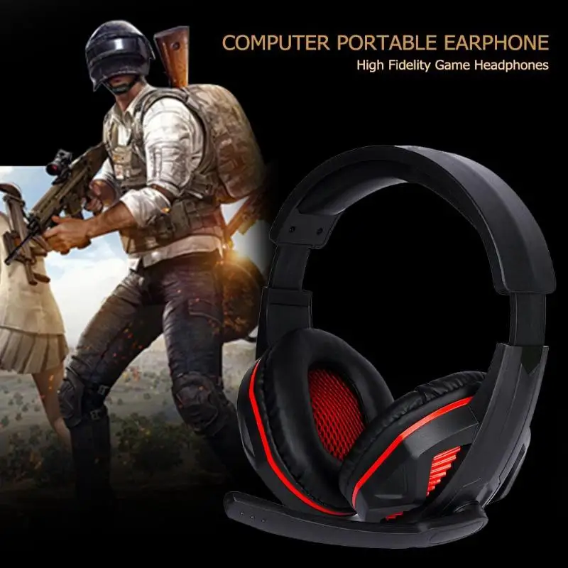 Наушники с микрофоном Hi-Fi игровая гарнитура наушники для PS4 Xbox One