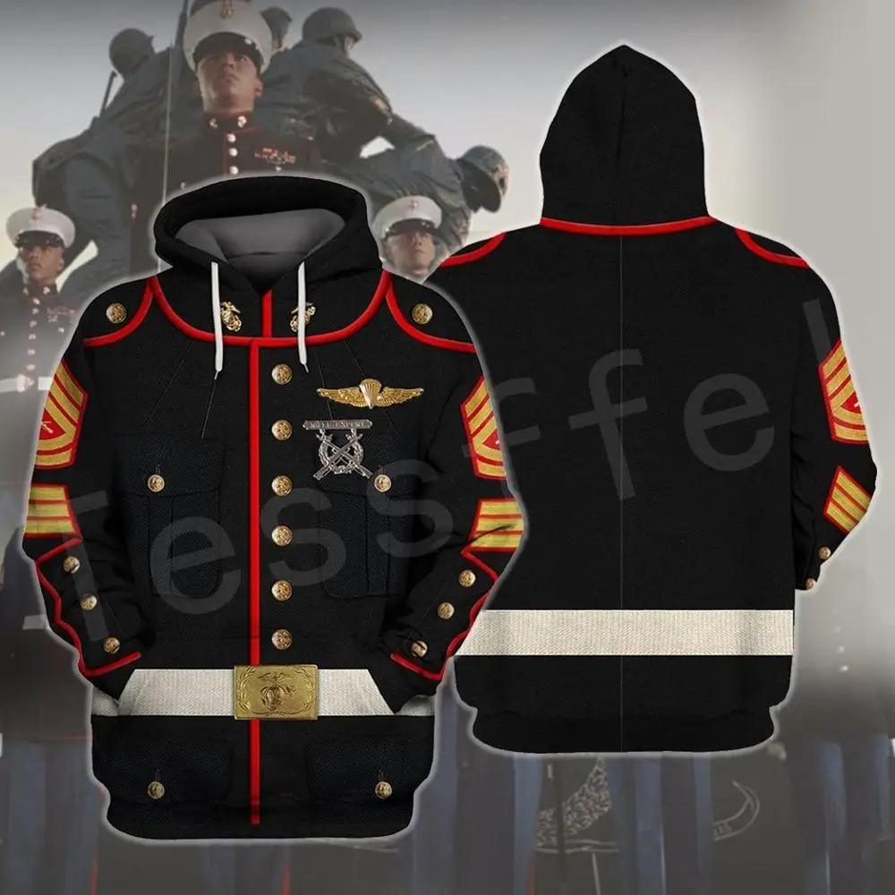 

Tessffel America Marine Camo Skull Soldier Army Tracksuit NewFashion Pullover 3DPrint Unisex Zip/Hoodies/Sweatshirts/Jacket A-9