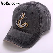 YOYOCORN, унисекс, шляпа из потертой джинсовой ткани, женские бейсболки, Повседневная модная мужская весенняя и осенняя Пиратская Кепка