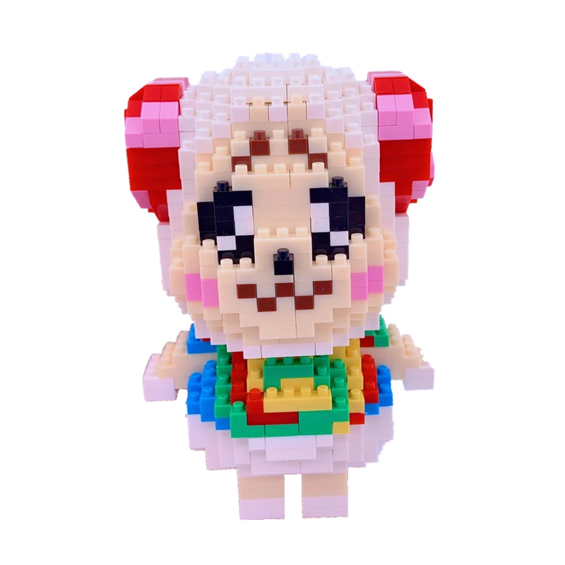 28 стильных животных пересечения блоки legoeing Raymond 3D модель DIY Мини Алмазные кирпичи