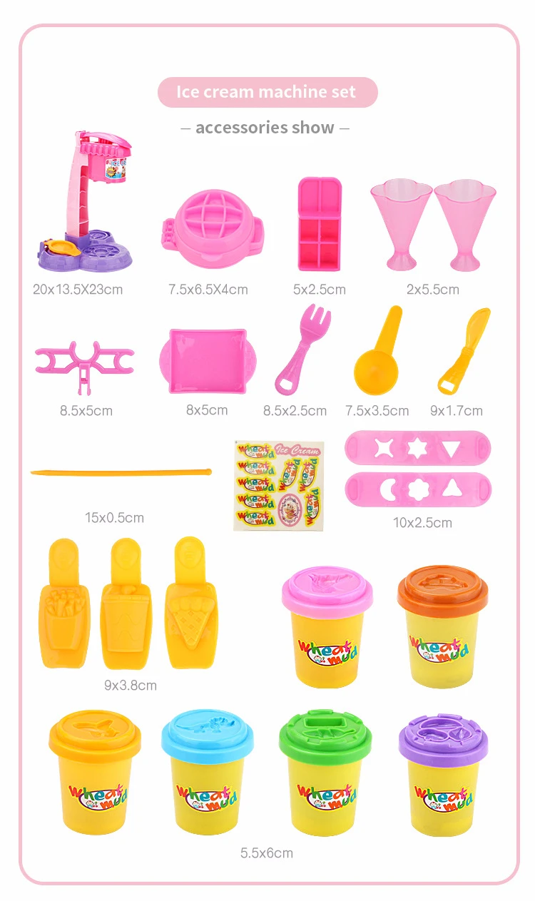 Kit De Pâte à Modeler 15 Pièces - Monde Jungle - Moules, Couteau, 5 Pâtes - Cadeau Créatif 3-5 Ans - VIDSTW
