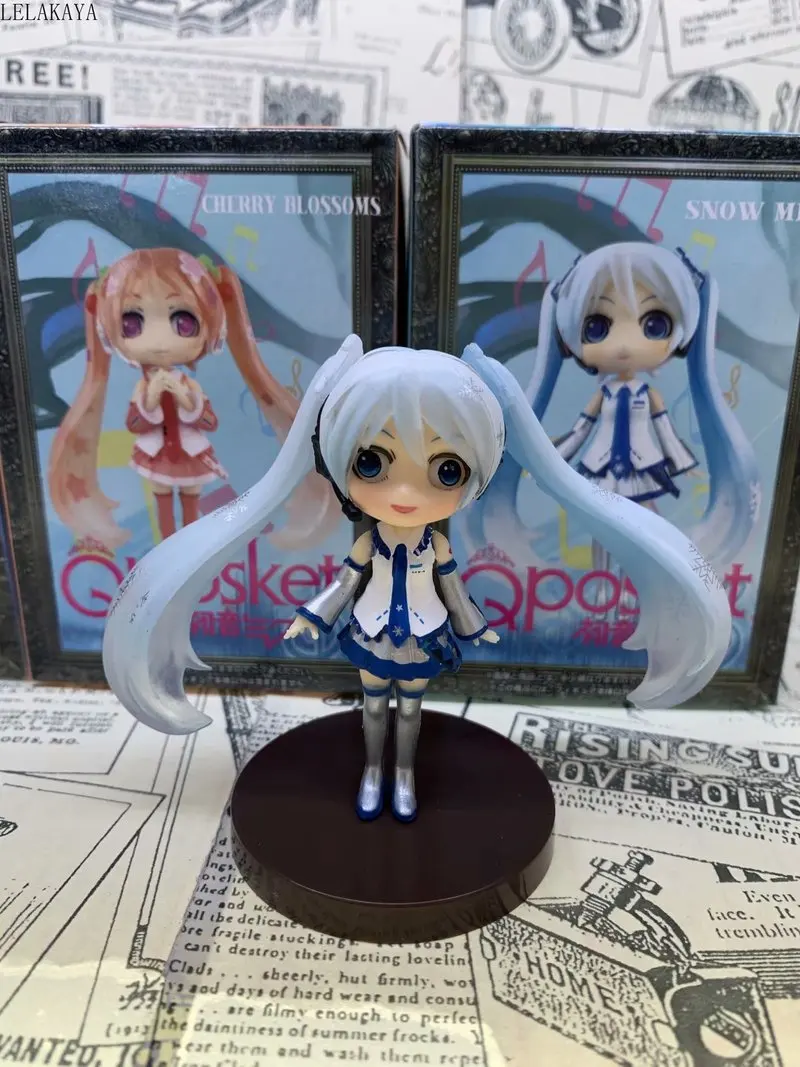 3 шт./компл. Mid осень луна торт Hatsune снег Сакура Мику большие глаза фестиваль Ver. Q версия Nendoroid ПВХ фигурка модель игрушки
