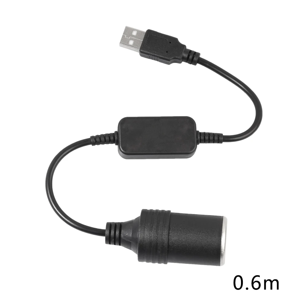 USB до 12 в автомобильный прикуриватель гнездо конвертер для парковки автомобиля мониторинг вождения рекордер USB порт преобразователь питания