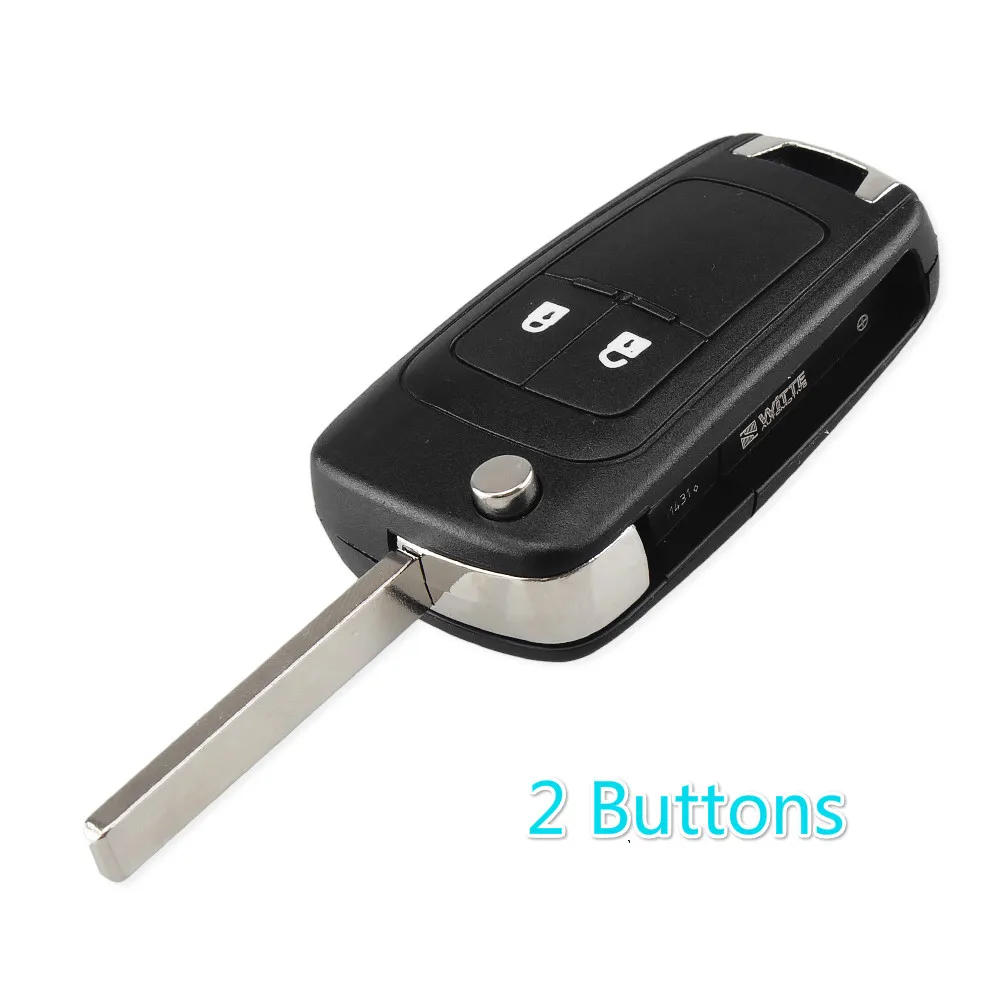 KEYYOU 20pcs 2 кнопки Складной автомобильный ключ оболочки удаленный корпус выкидного ключа для OPEL Vauxhall Astra H Insignia J Vectra C Corsa D Zafira G - Количество кнопок: 2 Кнопки
