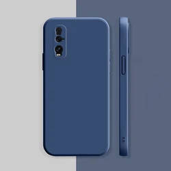 Enhanced Silicone Case with Camera Protection - Stylish Square Design and Cute Back Cover for Find X2 Pro (Blue)