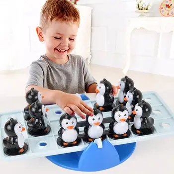 

Cartoon Penguin Balance Seesaw Toy Parent-child Puzzle Interactive Board Game Toys Children Educational Table Games
