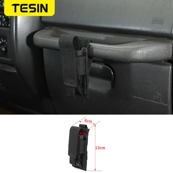 

TESIN Stowing Tidying For Wrangler Car Seat Storage Bag For Jeep Wrangler TJ JK JL JT Universal Accessories