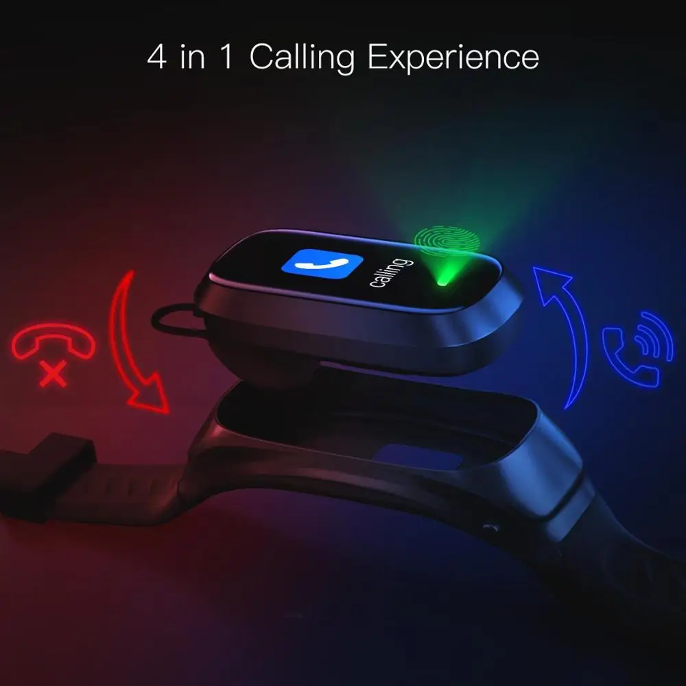 Jakcom B6 Smart Call Watch Hot sale in Wristbands as android for mi band 4 strap Voice Assisstant Earphone Sport Watch