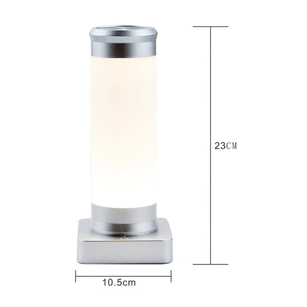 Table Eye Protection 3 Modes Smart Dimmable USB Charging Led Bedside Lamp Touch Sensor Lightshade Night Light Reading Adjustable