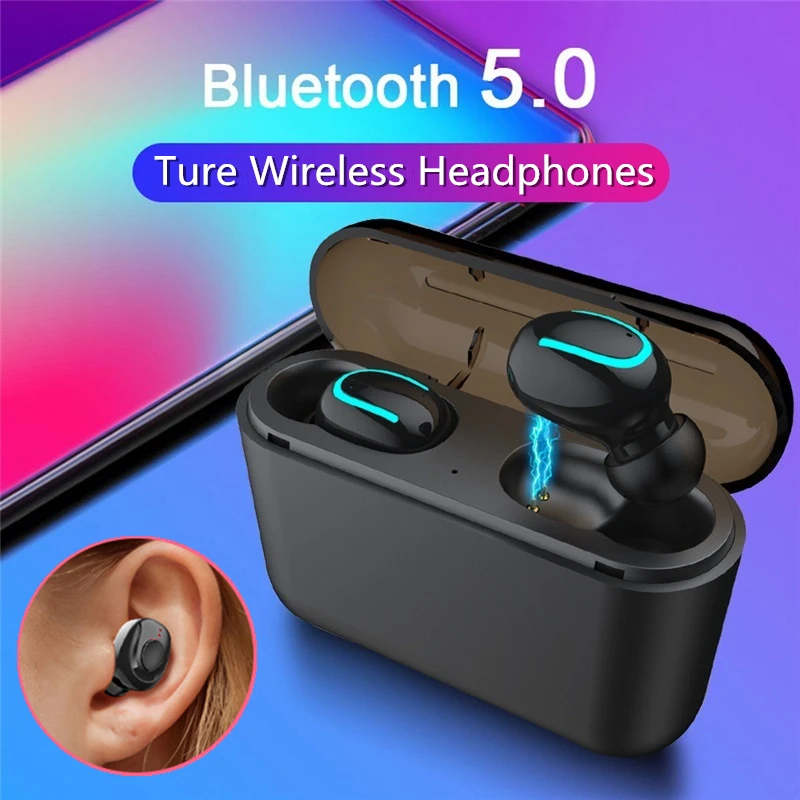 A1 TWS беспроводные наушники Bluetooth 5 0 мини-гарнитура 8D стерео звук для iphone xiaomi oppo