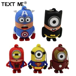 Usb флеш-накопитель KING SARAS, 64 ГБ, catoon, Супермен, Бэтмен, Человек-паук, Капитан Америка, usb, 2,0, 4 ГБ, 8 ГБ, 16 ГБ, 32 ГБ, флешка, подарок