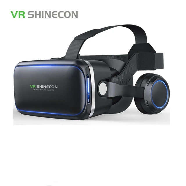 Casque стерео shinecon VR коробка очки виртуальной реальности 3D очки виртуальной реальности гарнитура шлем для смартфона смартфон картон Google - Цвет: Only VR Shinecon