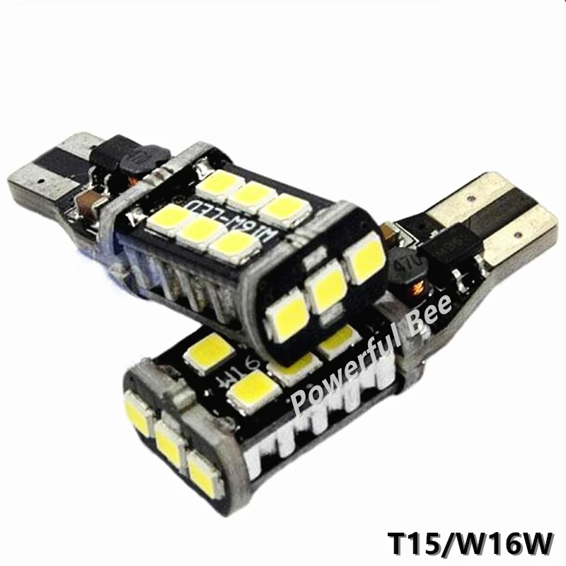 2 x CANBUS T15/ w16w 7 5 W Белый 2835SMD светодиодный автомобильный сигнал заднего хода