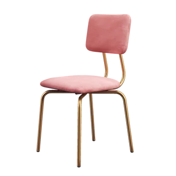 

Dining Chair Modern Simple Ins Dressing Chair Dressing Stool Desk Chair Single Iron Art Light Luxury Restaurant Back Chair