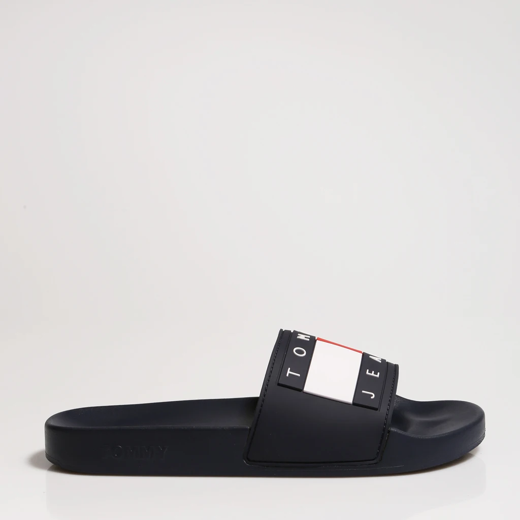 tommy hilfiger navy blue flip flops