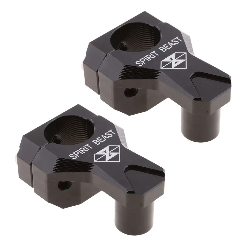 Universal Motorcycle Handlebar Riser Pivoting For 22/28mm Bar Clamp Suzuki For Yamaha Kawasaki Honda ATV Quad Moto Accessories