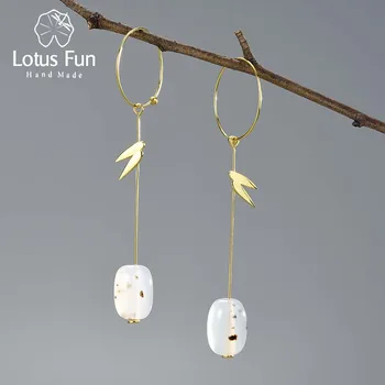 Lily of the Valley Flower Drop Earrings for Women