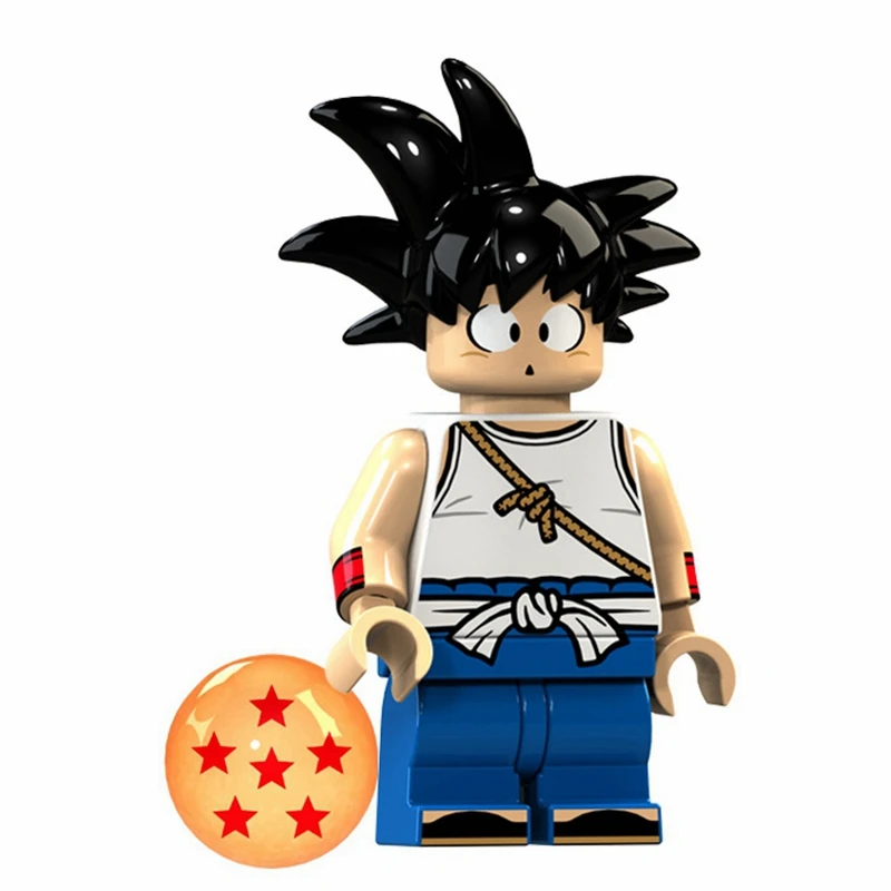 Один Dragon Ball Z Супер Гоку Саян Вегета сын ячейки "Dragon строительные блоки аниме Набор фигурок, игрушки для детей, подарки для детей