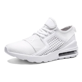 

High Quality Men Sneakers Breathable Lightweight Lace-up Mens Shoes Casual Comfortable Mesh Non-slip Shoes Men Big Size 39-47