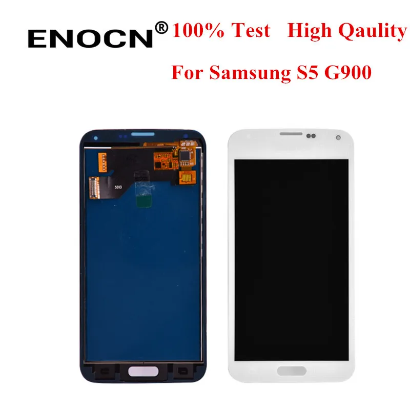 ENOCN для SAMSUNG Galaxy S5 ЖК дисплей Samsung GalaxyS5 G900 G900F сенсорный экран дигитайзер