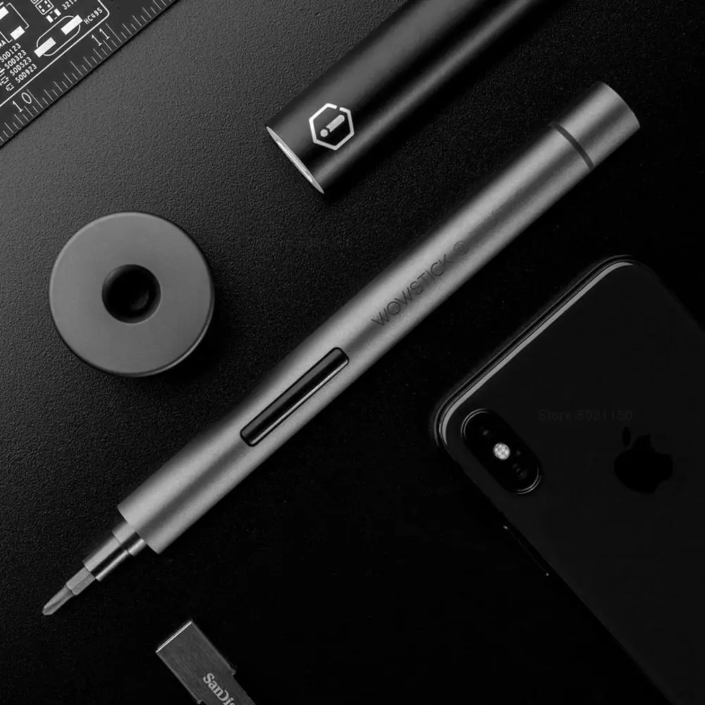 Популярная электрическая отвертка Wowstick 1F + миниатюрный перезаряжаемый
