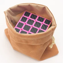 Защитный бархатный мешок для 3x3x3 4x4x4 2x2x2 волшебный кубик Пазлы фланелевые сумки Защита пять цветов бархат переноска волшебный куб
