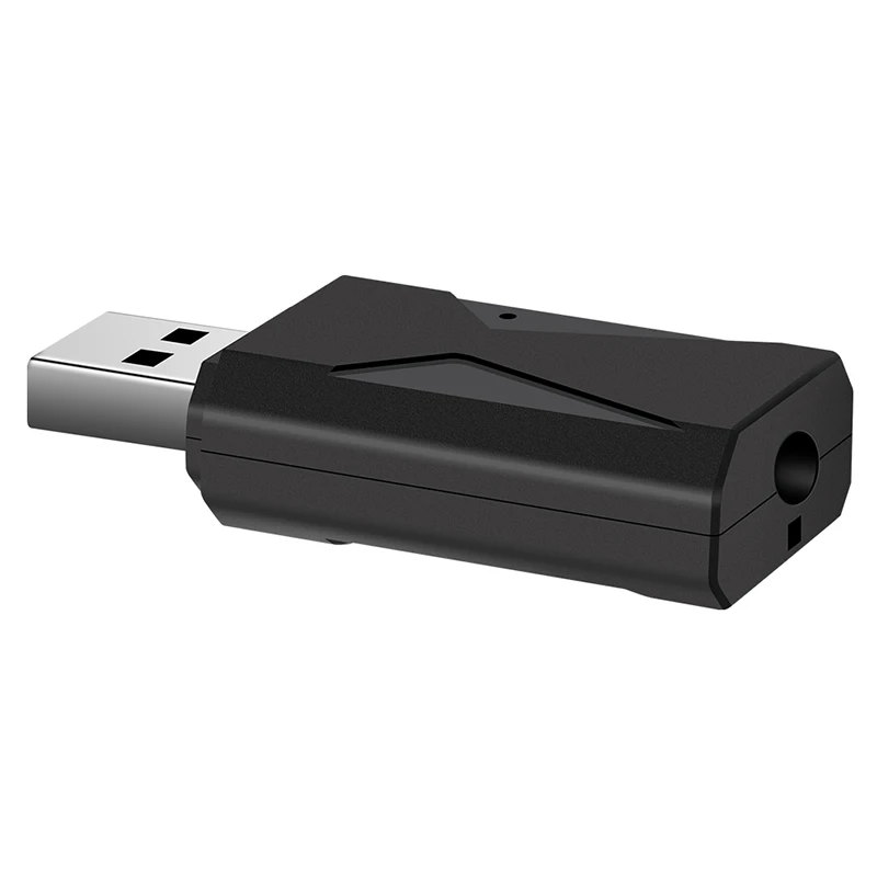 Black Горячая 2 в 1 соединение через usb и беспроводное, через Bluetooth 5,0 передатчик приемник аудио адаптер для DOY - Цвет: Black