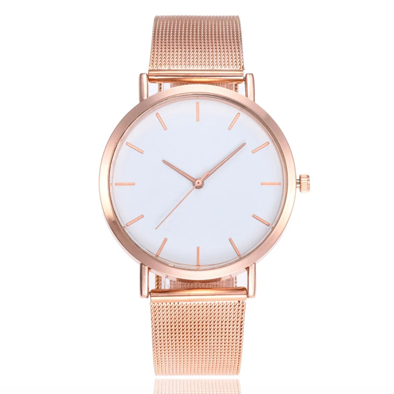 

Simplicity Modern Quartz Watch Women Mesh Stainless Steel Bracelet High Quality Casual Wrist Watch for Woman reloj mujer