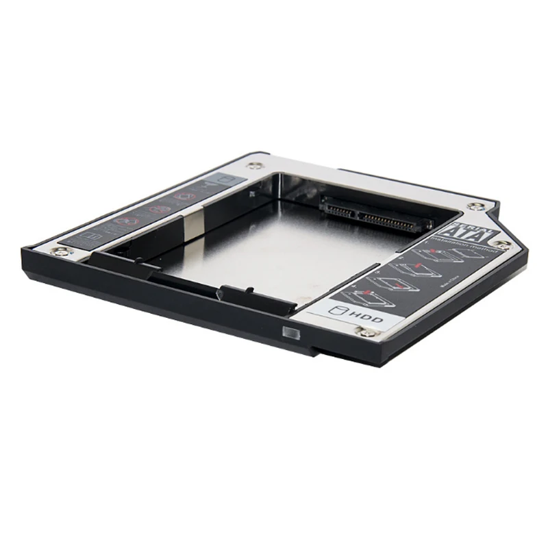 9.5mm SATA 2nd SSD HDD Caddy For Lenovo Thinkpad T420s T430s T500 W500 T400 T410 Hard Disk Drive Caddy