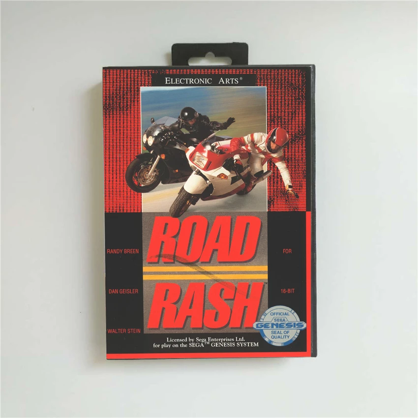 Road Rush-Крышка США с розничной коробкой 16 бит MD карточная игра для Sega megadrive бытие видео игровая приставка