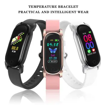 

YD8 Smart Bracelet Watch Temperature Measurement Heart Rate Fitness Monitor IP68 Waterproof Sports Watch Smart Bracelets Watch