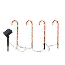 Солнечное Тростниковое освещение для садовых дорожек костыль лампа пейзаж светильник s Сад Дом Рождество украшение фестиваль прочный экологически чистый