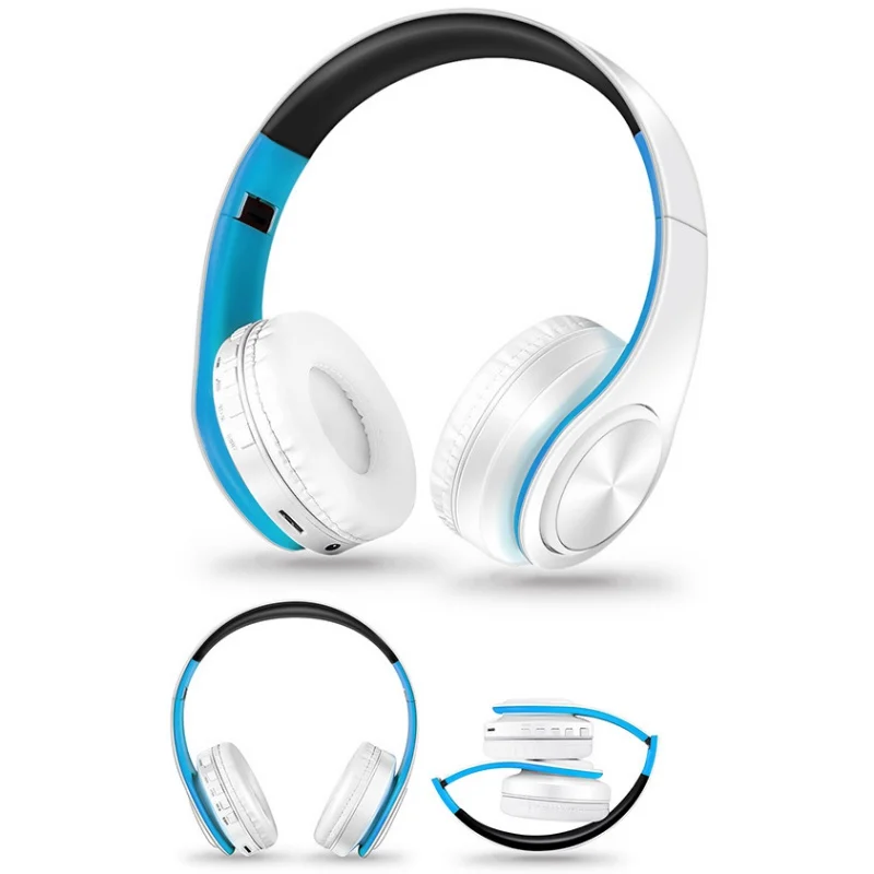 Складная стерео аудио Mp3 Bluetooth гарнитура Беспроводные наушники Поддержка sd-карты с микрофоном YH2