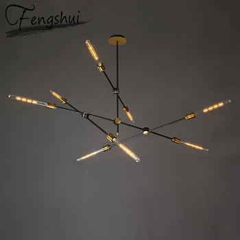 

Vintage Glass Iron LED Pendant Lights Lighting Industrial Pendant Lamp Dining Living Room Bedside Bedroom Bar Loft Hanging Lamp